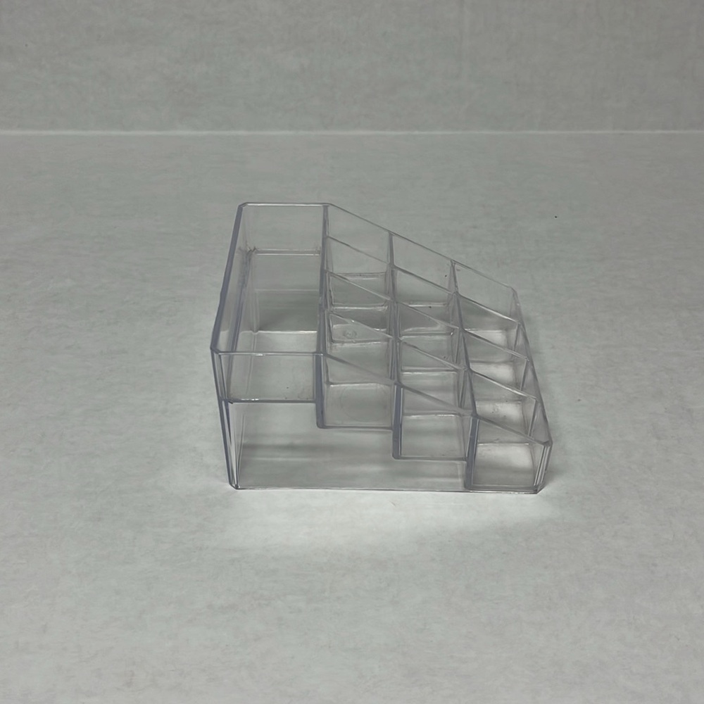 12 grid tiered Clear acrylic lipstick vanity makeup organizer - Picture 6 of 10